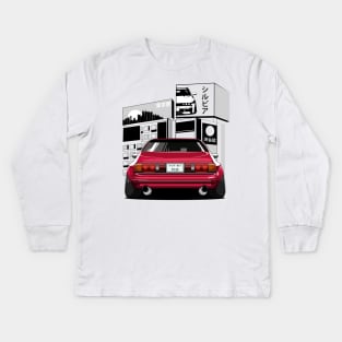 Mazda RX7 FC3S Kids Long Sleeve T-Shirt